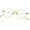 Ultra-Light Round Pure Titanium Glasses Frame with Anti-Blue Light Lenses for Men & Women