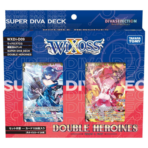 Wixoss WXDi-D09 TCG Pre-built Deck SUPER DIVA DECK DOUBLE HEROINES -Piruluk & Hirana-