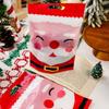 25Pcs Plastic Bags Christmas Candy Bag Merry Christmas Gift Packages Bags  Party Supplies