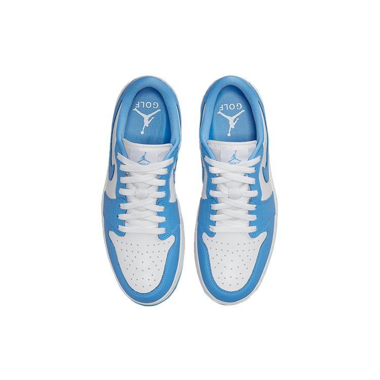 Air Jordan 1 Low Golf UNC Unisex Sneakers White University-Blue DD9315-100