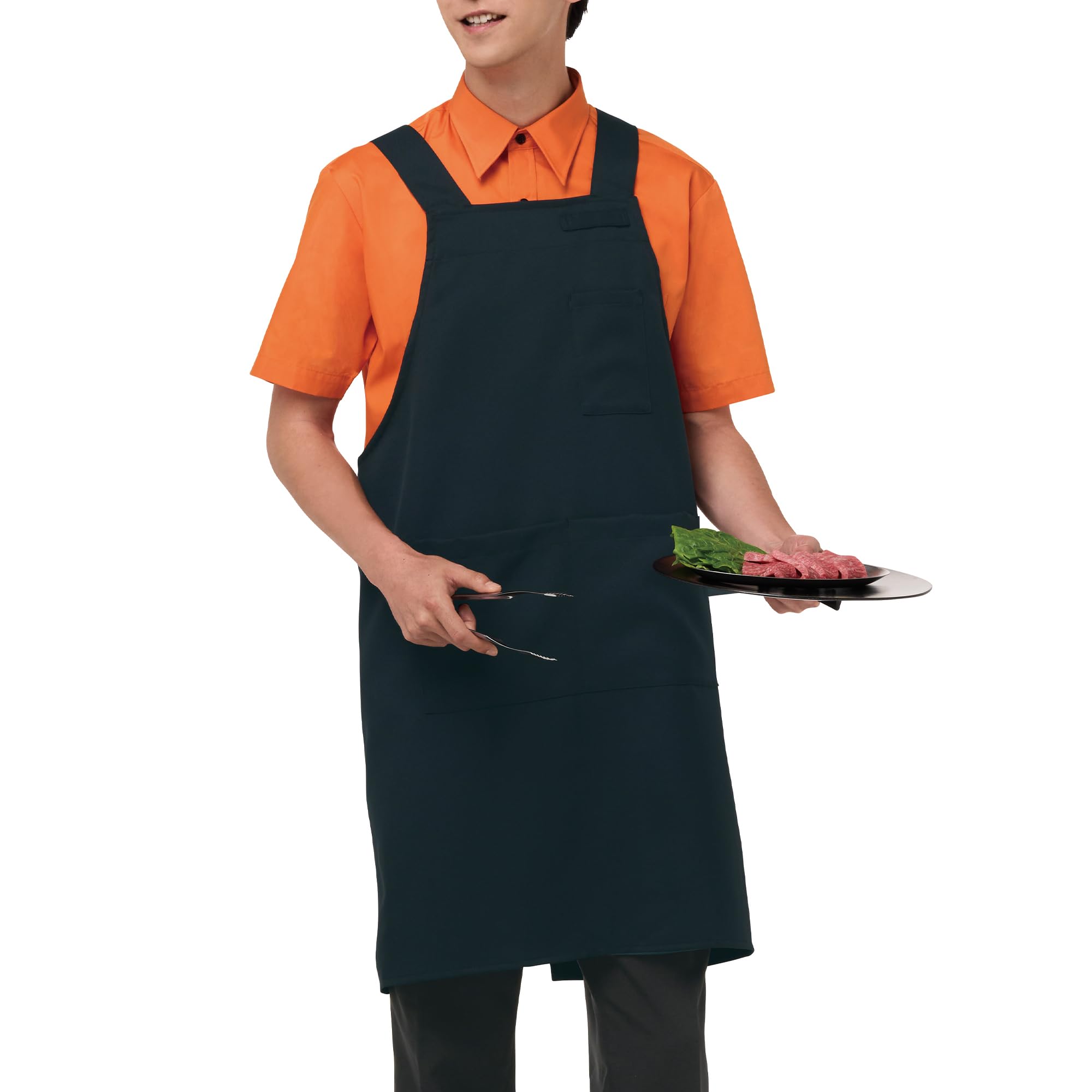 

Chest 9 plenty of easy to food and T8092 M [Albe] apron, H-shaped, stain-resistant [high durability/chlorine-resistant/oil-repellent/anti-static],