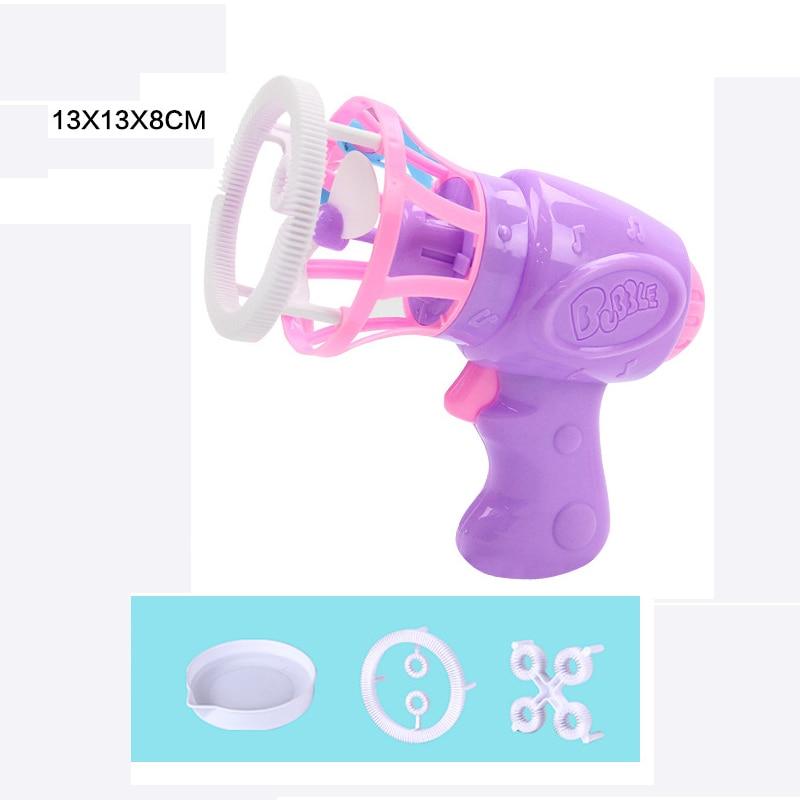 Blower Bubble Magic Summer Funny Machine Electric Automatic Bubble Maker Gun With Mini Fan Kids Outdoor Toys Wedding Supplies