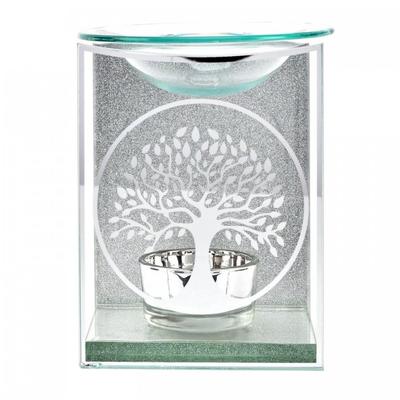 Hestia Tree Of Life Glass Oil Burner