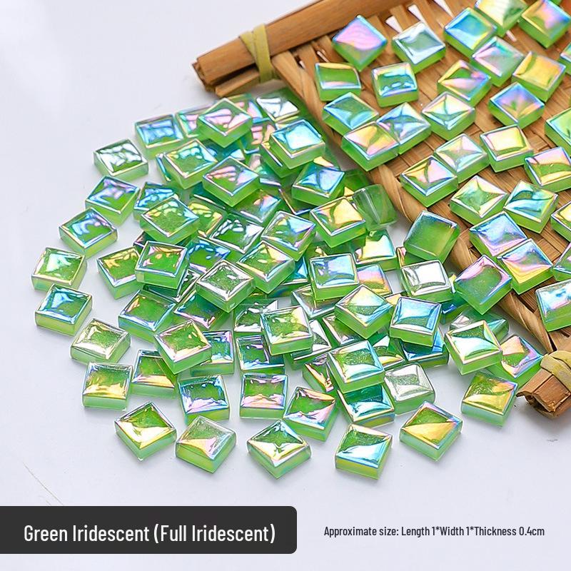 1kg Mosaic Iridescent Crystal Glass for DIY Children’s Handicrafts
