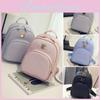 Elegant Women Pu Leather Braided Backpack With Adjustable Straps For Daily Use