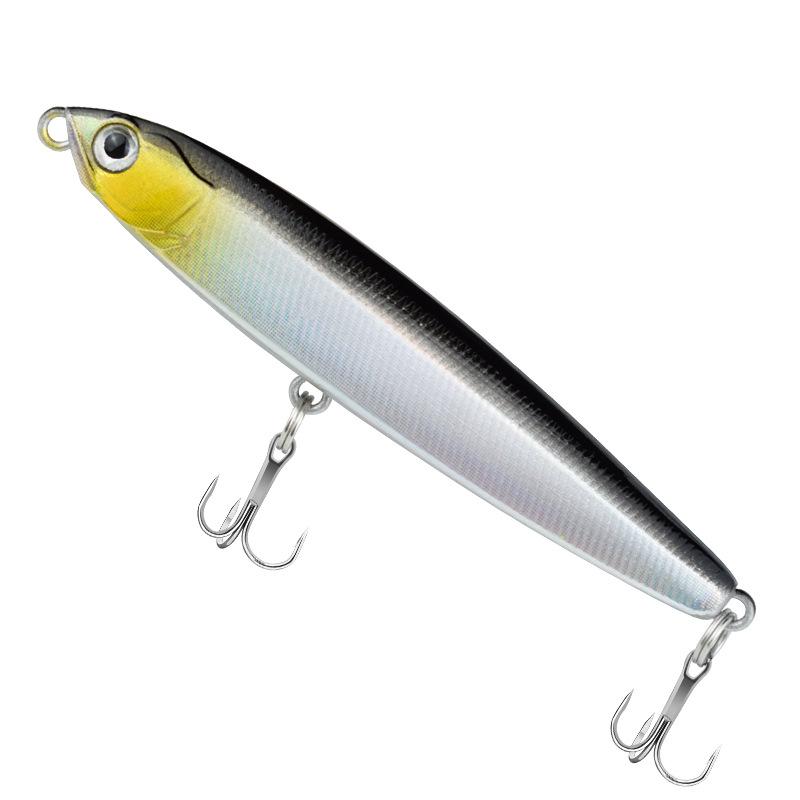 Pencil Luya Bait Long Throw Sinking Water Slowly Sinking, Trembling, Pencil Iron Plate Bait Set, Special for Wild Fishing, Fresh Water Fishing