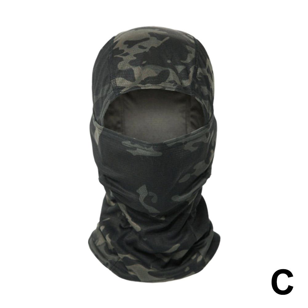 Tactical Camouflage Balaclava Full Face Mask Outdoor Hat Motorcycle Hunting Bike Cycling Bandana Neck Gaiter Ski Hiking Scarf