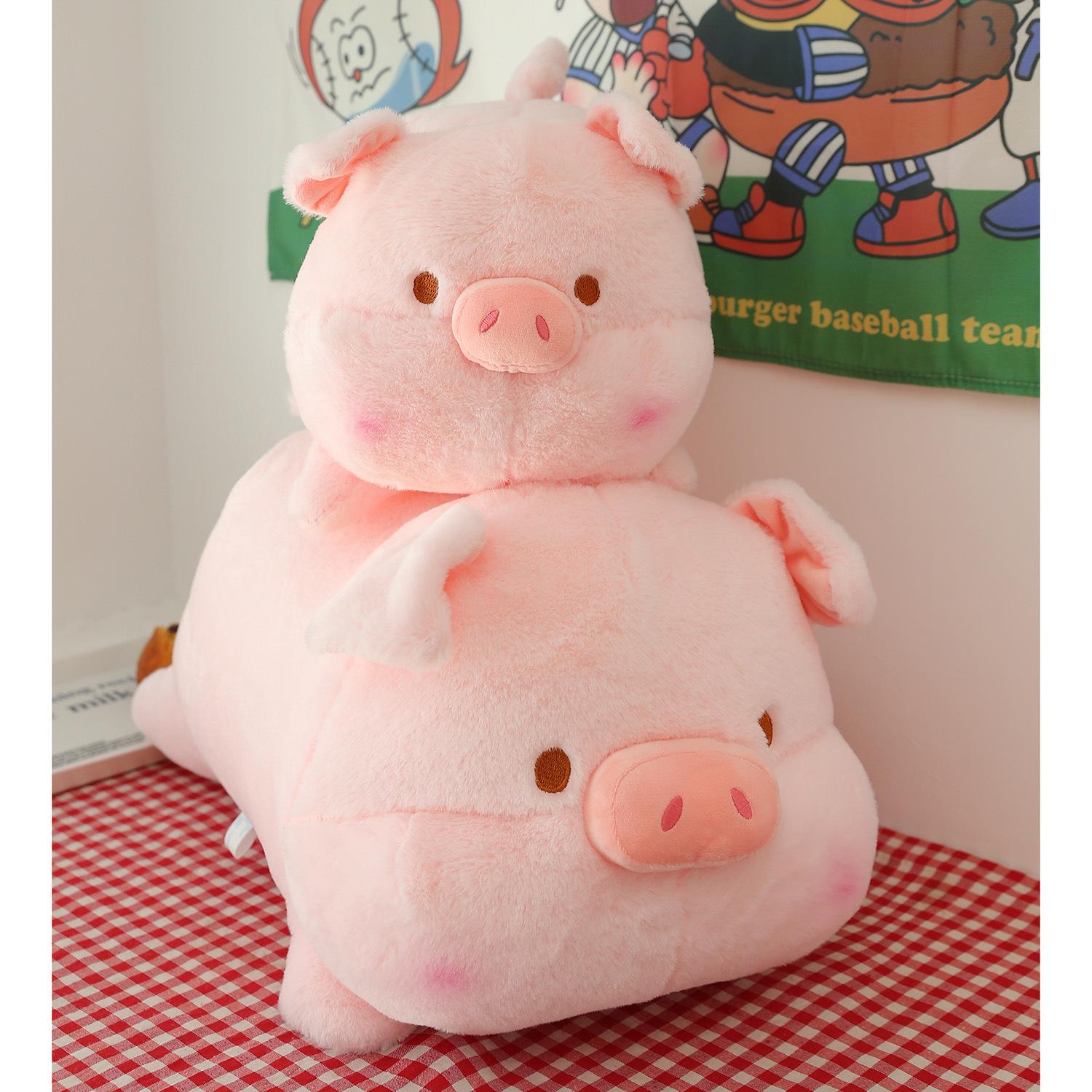 Bai Fen Bai Dolls And Toys Girls New Pig Pig Pillow Plush Toy Lulu Pig Doll Pig Doll Sleeping Ragdoll