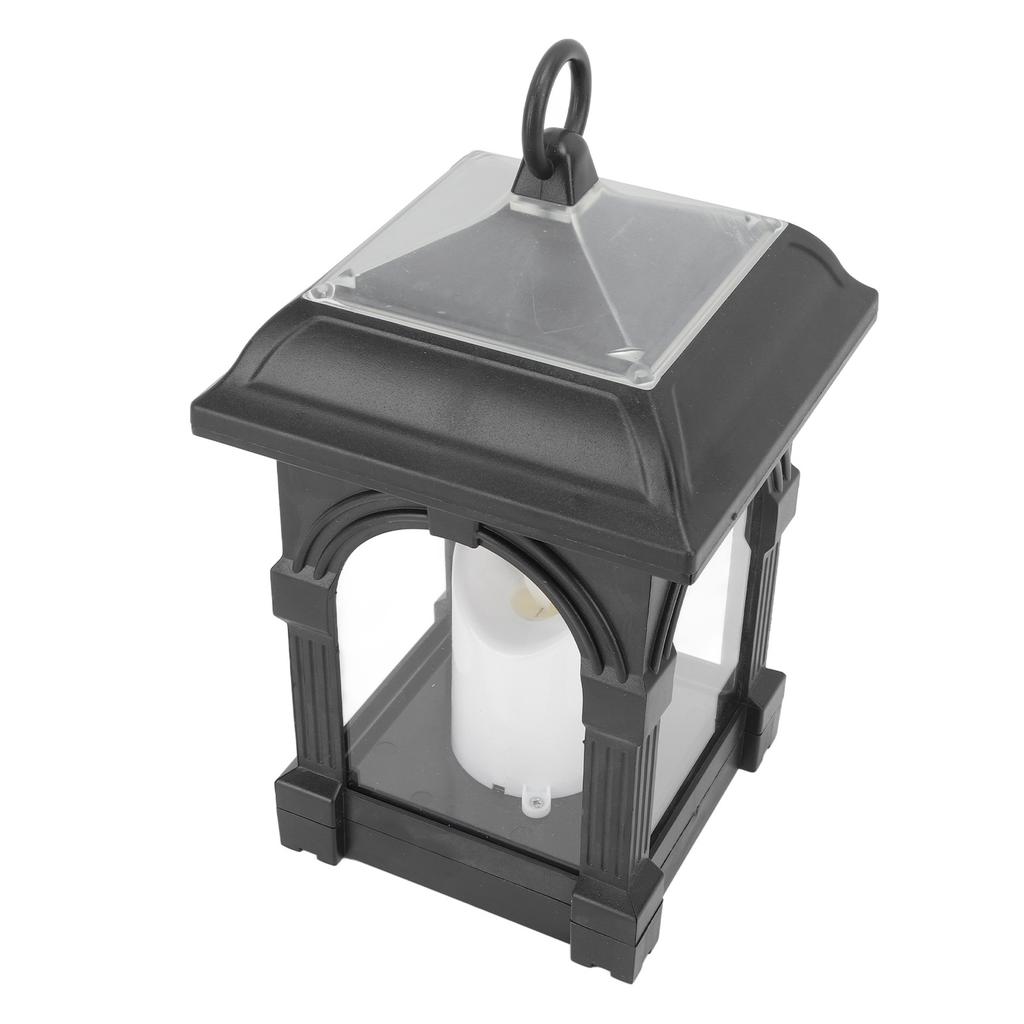 Solar Outdoor Lantern Hanging Solar Powered Warm Light Lamp Table Candle Lantern for Garden Yard