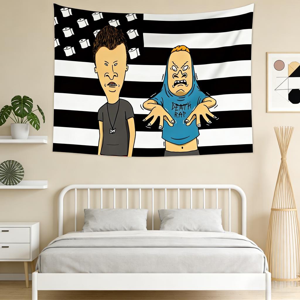 Personalized American Style Tapestry Fashion Decor Reusable Durable High Quality MultiSize Flat Print Design