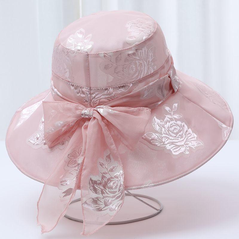 Middle Aged and Elderly Hat Women's Summer Sun Hat Fisherman Hat Old Sun Hat Middle-aged Beach Hat