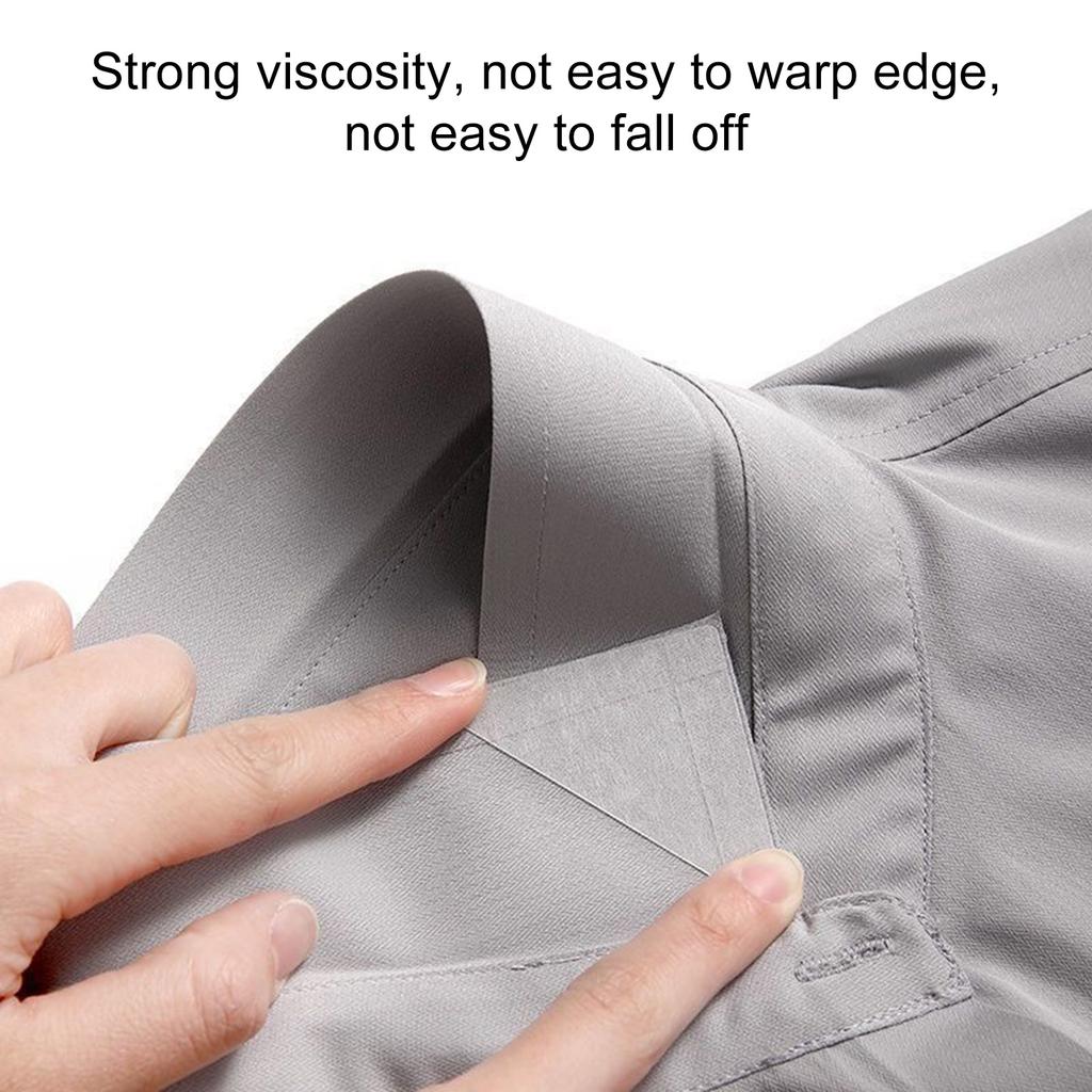 Set of 30 Collar Shape Holder Disposable Collar Stickers for Neat Shirt Appearance Formal Occasion Collar Stays Pad
