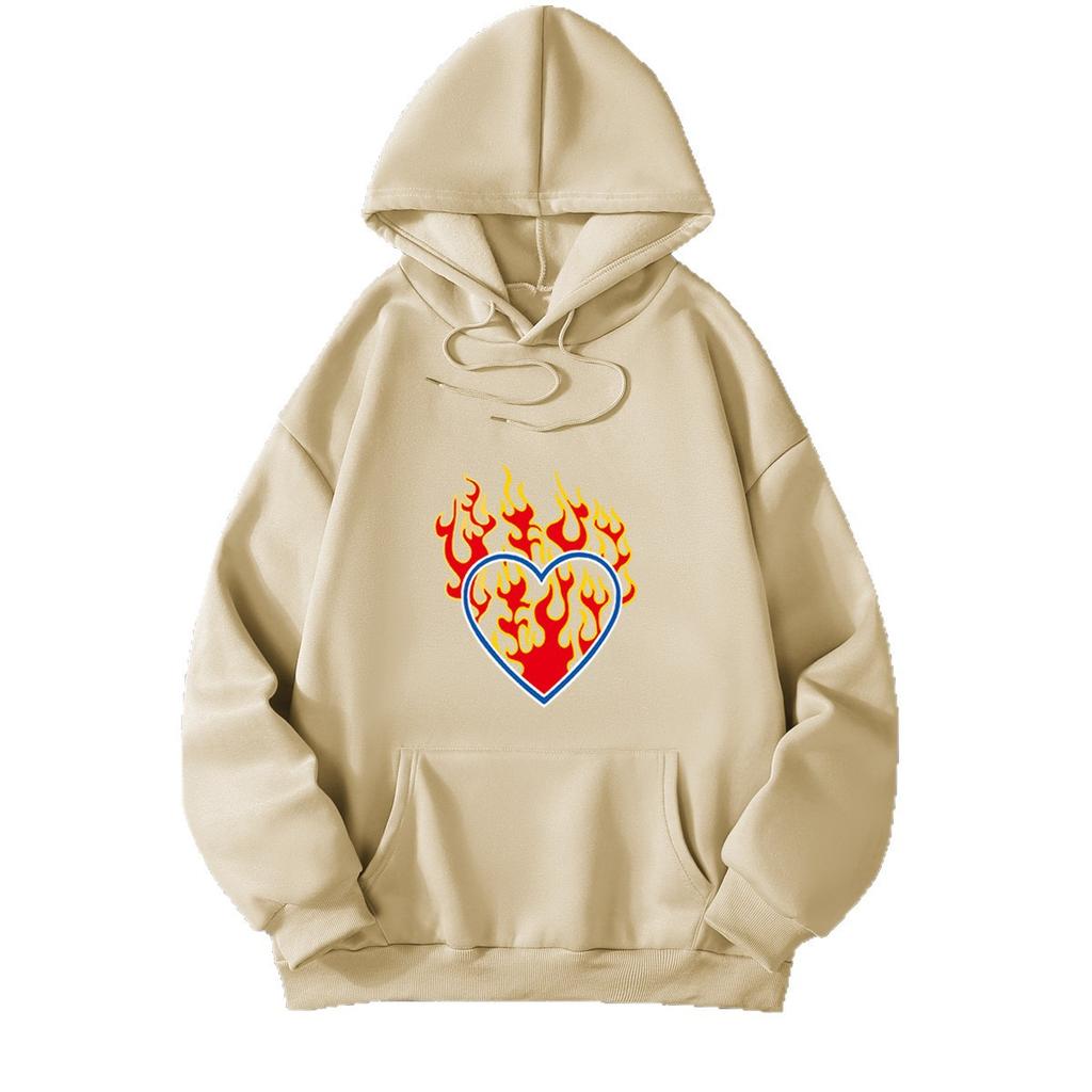 Fleece sweater women's loose autumn and winter Korean version thickened bf lazy wind long-sleeved top jacket