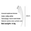 Eyebrow Trimmer, Stainless Steel Eyebrow Scissors With Comb, Eyebrow Trimming Scissors Hair Removal Beauty Tools