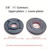 Hexagon Nut Angle Grinder Pressure Plate M10 Pressure Plate Cover New Inner Outer Flange Nut