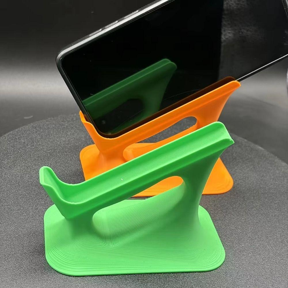 Anti-slip 3D Printed Mobile Phone Stand Statue Cell Phone Bracket Desktop Ornaments