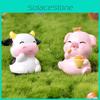 Niedlicher Cartoon Harz Elefant Schwein Hase Kuh Für Miniaturgarten Und Bonsai