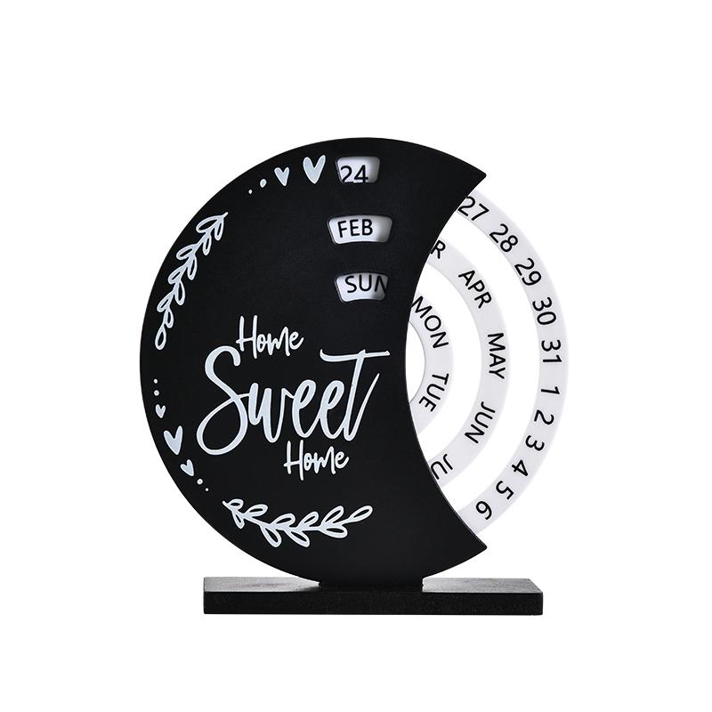 

Модный Креативный Календарь-Орнамент Колесо Обозрения Вращающийся Настольный Орнамент для Офиса Подарок на Память для Хорошего Друга