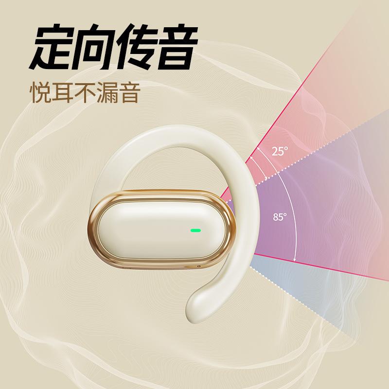 Hanging ear new high-quality sports bluetooth headset comfortable to wear long battery life digital display private mold