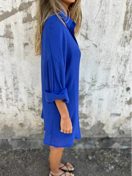 European & American Women's Cotton Linen Two-Piece Set: Solid Color Long Sleeve Crinkle Shirt and Casual Shorts (2025)