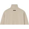 Fear of God Essentials Modern Fleece Track Jacket With Piping Timber/Cloud White Men Outerwear Cream 202SP256891F