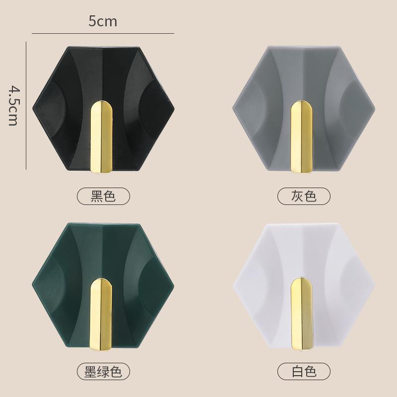 4 Teile/los Schlüssel Haken Luxus Stil Klebstoff Wand Haken Home Küche Kleine Wand Haken Ohne Stanzen Nicht-kennzeichnung Schlüssel aufhänger Wand