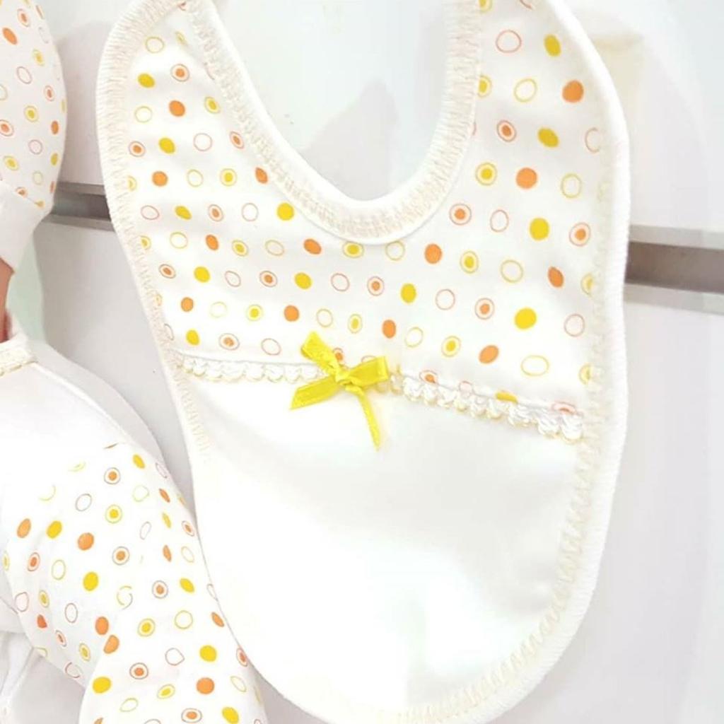 Set de 5 bucăți pentru spital pentru copii Chery Heart Rabbit - Galben