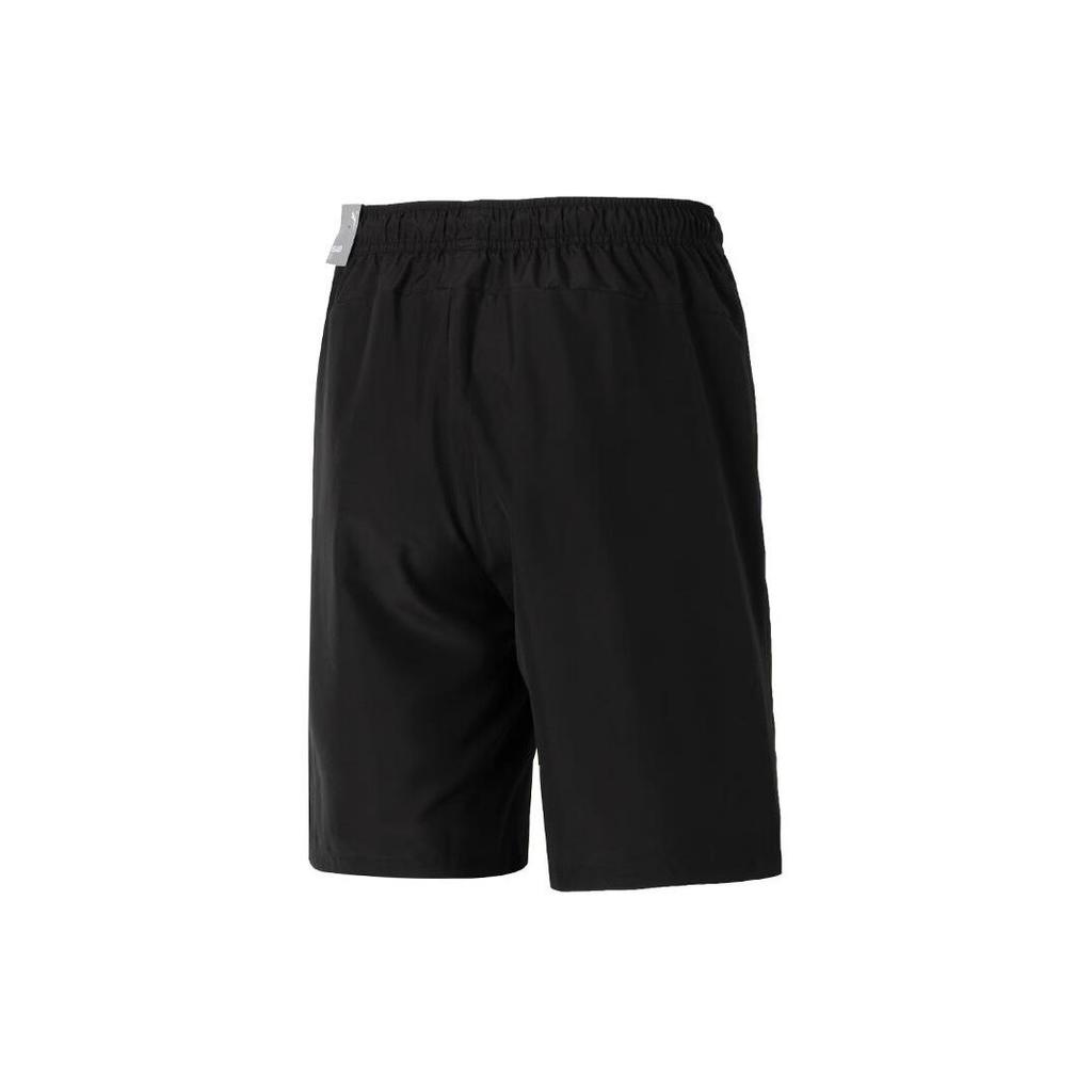 Puma Logo Lace-Up Loose Breathable Sports Shorts Men Shorts Black 682348-01