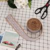 2 Rollen 5m Schönes Leinen Spitzenband Rolle Band Zuhause Weihnachten Hochzeit DIY Zubehör
