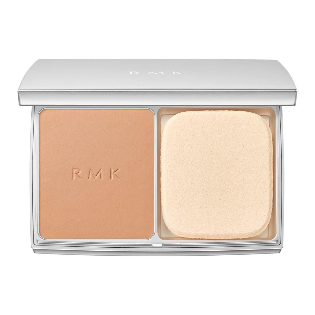 RMK Airy Powder Foundation N Nachfüllung [Alle 4 Farben, Schwamm & Foundation-Etui]