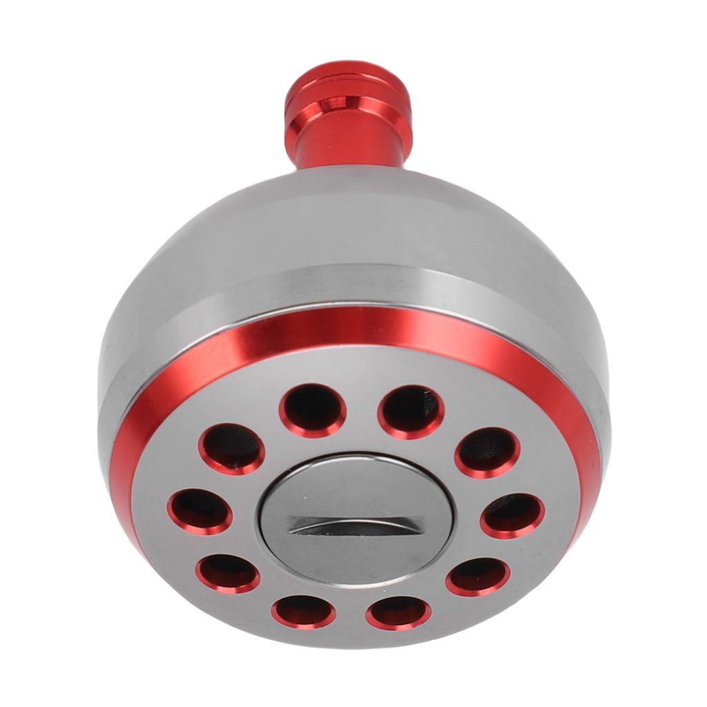 Fishing Reel Power Knob 38mm Aluminum Alloy Fishing Reel Replacement Handle Grip Fit for S A D Baitcasting Reel Modification Red