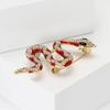 Vintage Rhinestone Snake Brooch Exquisite Versatile Men'S And Women'S Coat Coat Corsage Ornament Animal Pin