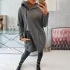 Long Sleeve Oversized Vintage Hoodies Casual Loose Women Spring Autumn Winter Sweatshirt Coat