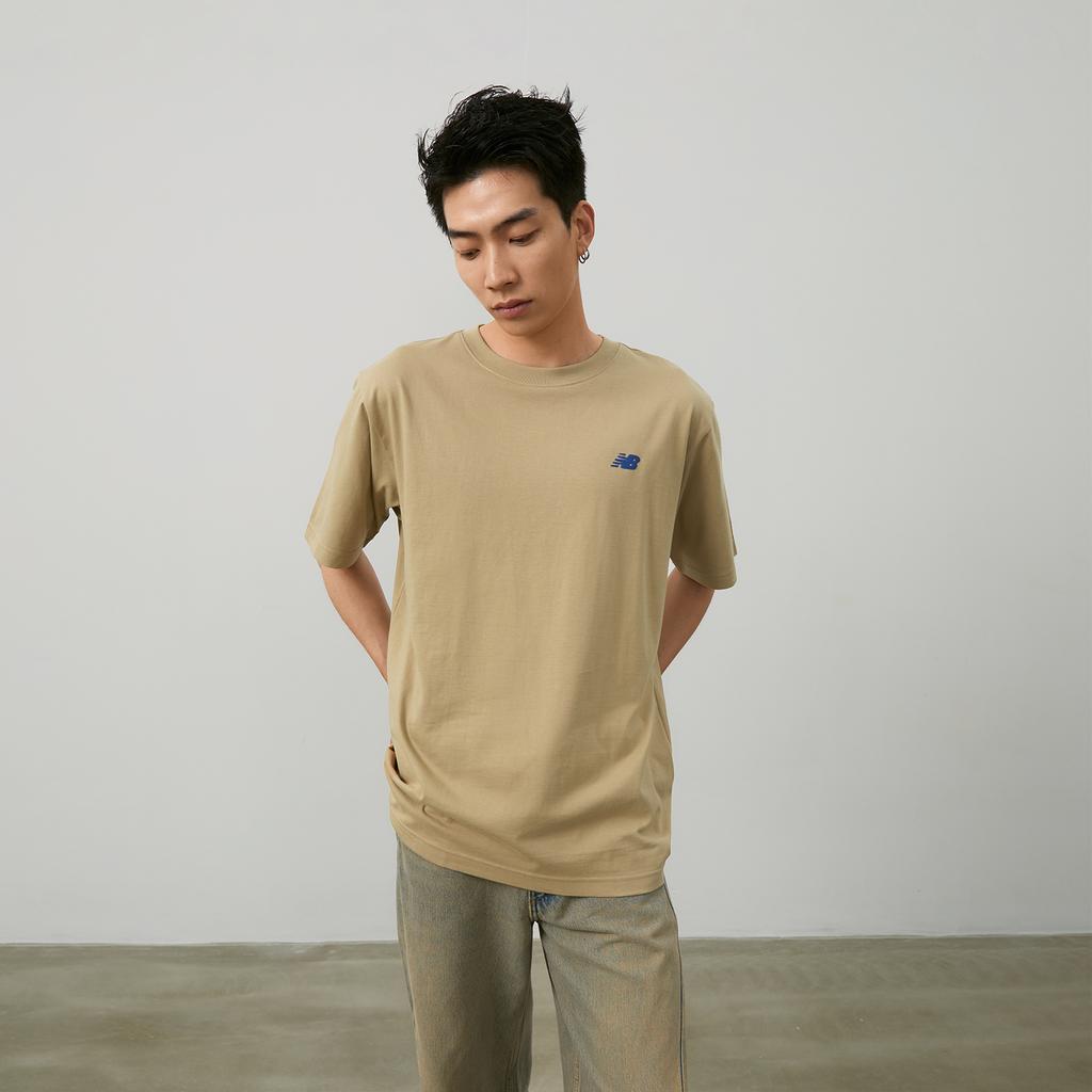 New Balance x PK SHEJISHILIANMINGKUAN Attraction Lifestyle Illustration Collection T Shirt Unisex Khaki NEE26121-LB