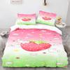 Strawberry Duvet Cover Cartoon Print 3D Exquisite Digital Printing Bedding Set Comforter Bed Youth Home Decor Kids Girls Gift