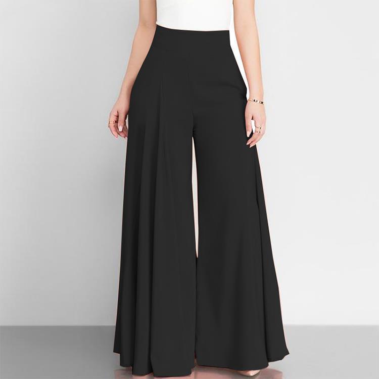 Women's High Waist Wide Leg Casual Pants In Multiple Colors