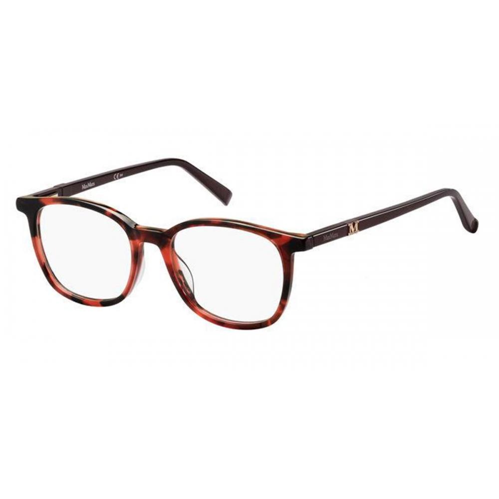 

Max Mara Mm1411 0uc Unisex Eyeglasses Red Havana/48-17-145