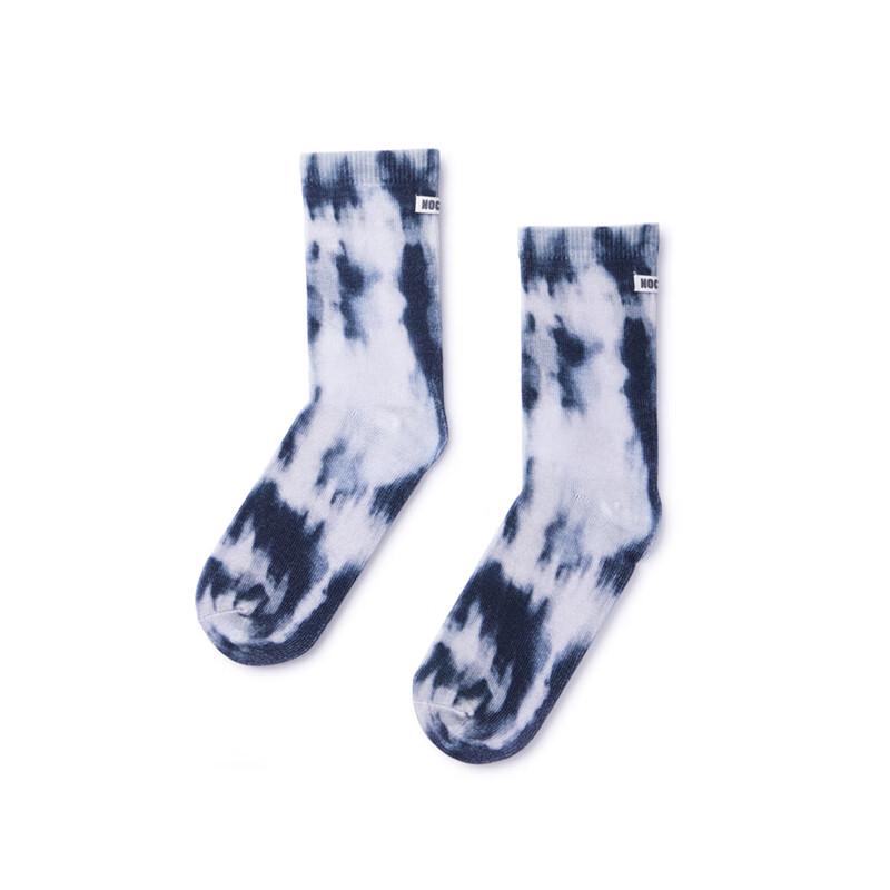 

Happy Nocnoc 3A Antibacterial Striped Gradient Mid-Calf Socks Adult f
