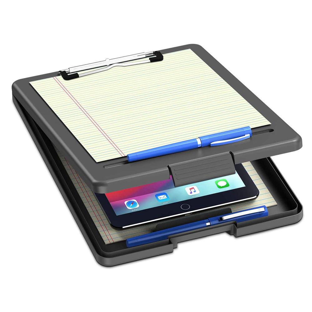 Holder Stationery Plastic Lightweight A4 Clipboard Box Writing Pad Document Case Filing Storage