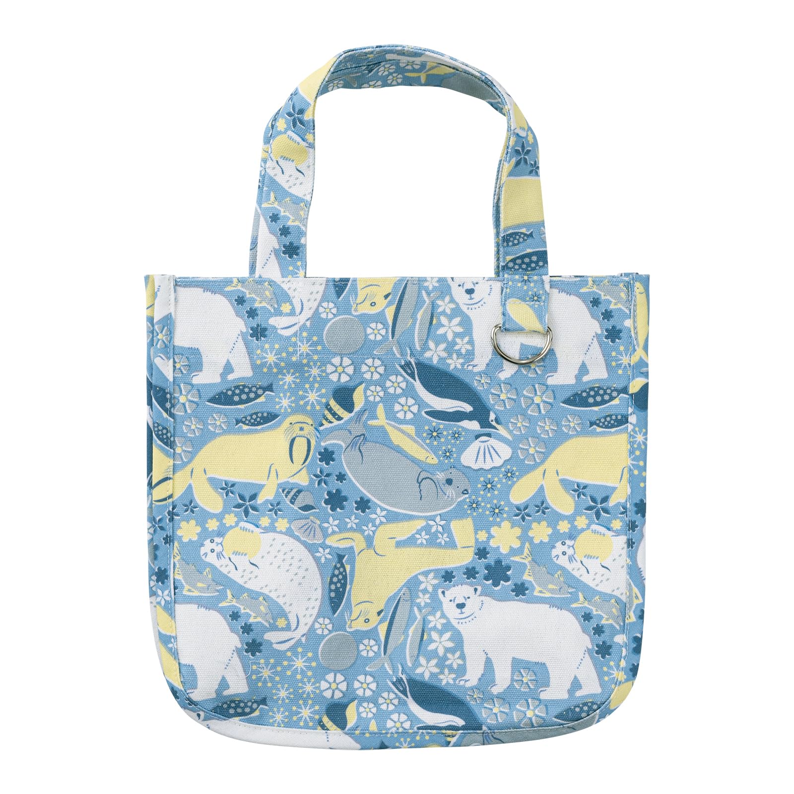 

Сумка-тоут с ластовицей Livheart Aqua Hygge SNOW (приблизительно. Ш25 x Г14.5 x В23.5см) Стильная сумка для ланча с рисунком водных существ (32707-62)