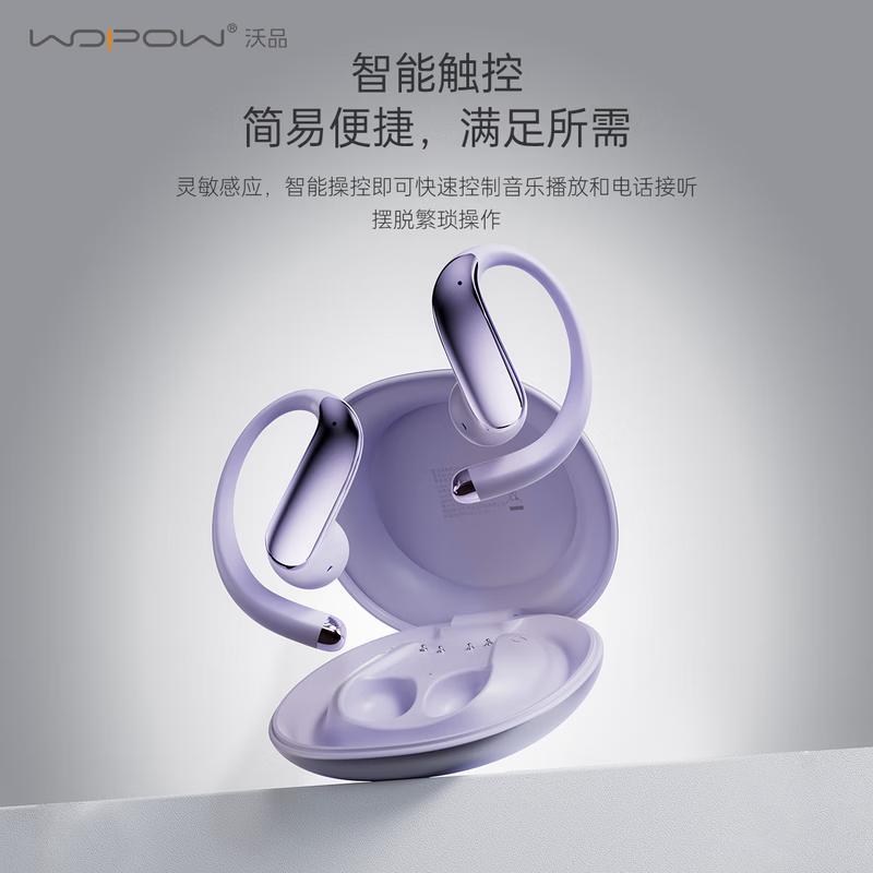 

WOPOW Open-Ear Clip-On Bluetooth Sports Earbuds