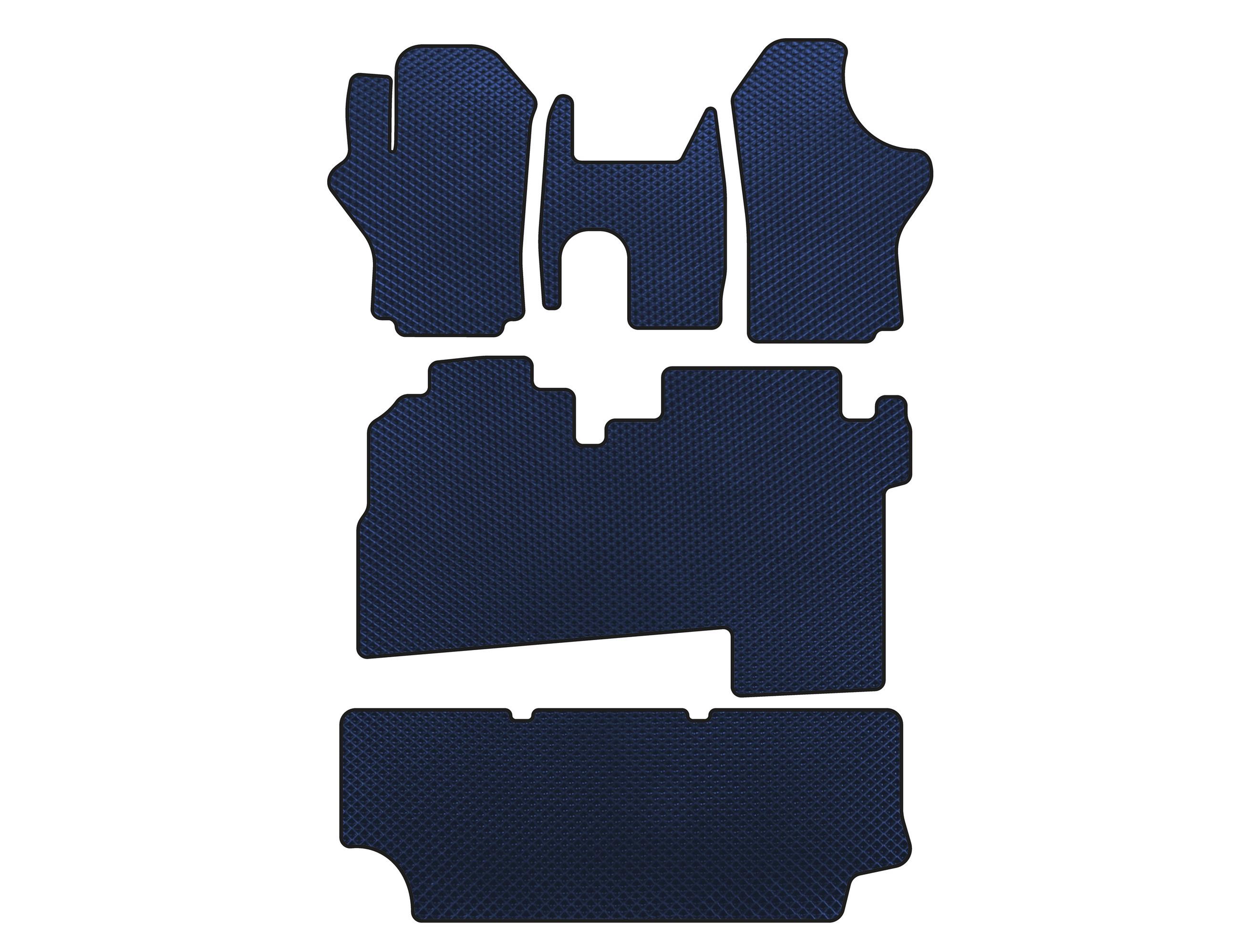 

EVA mats (2004-2007, 3 rows, 8-seater, Blue) for Hyundai H200, H1, Starex
