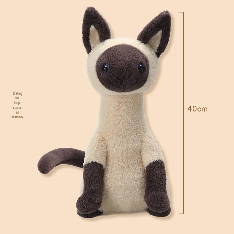 Adorable Kitten Plush Toy - Children's Cuddle Companion Doll and Birthday Gift for Girls