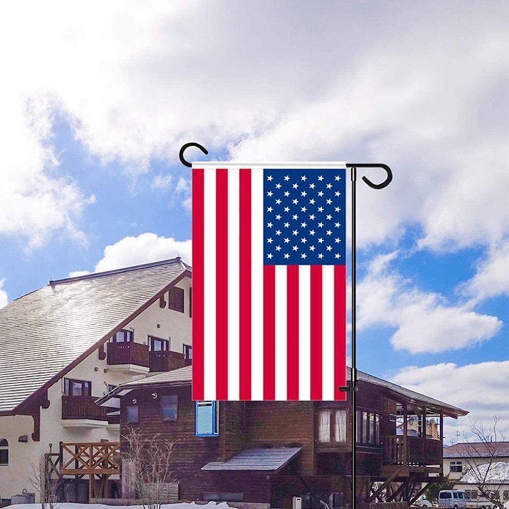 Weather Proof Garden Flag Pole Holder Stable Detachable Garden Banner Pole Stands Black Garden Flags Stand Garden