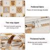 Foldable Quilt Storage Bag Large Capacity Clothing Wardrobe Organizer Dust-proof Organizer Blanket Packing Storage Box withZippe
