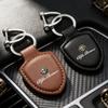 Leather Car Keychain Key Ring For 159 156 147 Mito Giulia Giulietta Tonale Stelvio 8C Volante Accessories