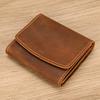 2026 New Design Little Coin Purse For Men Women Card Cash Coins Short Wallet Genuine Leather Clip Purse Female Male Wallets