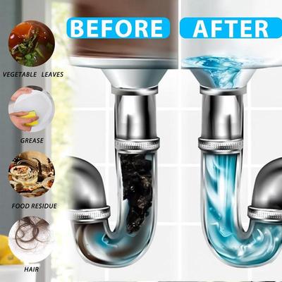 Sink Drain Cleaner Powder Powerful Shower Drain Dredge Powder Home Cleaning Maintenance Supplies for Toilet Bathtubs And Showers