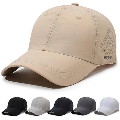 Breathable Quick-Drying Baseball Cap Unisex Outdoor Sunscreen Sports Cap