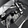 Guns XXL Large Gaming Mouse Pad Black Desk Mat Non-Slip Rubber Keyboard Mousepad Stitched Edge Computer Office Table Cushion
